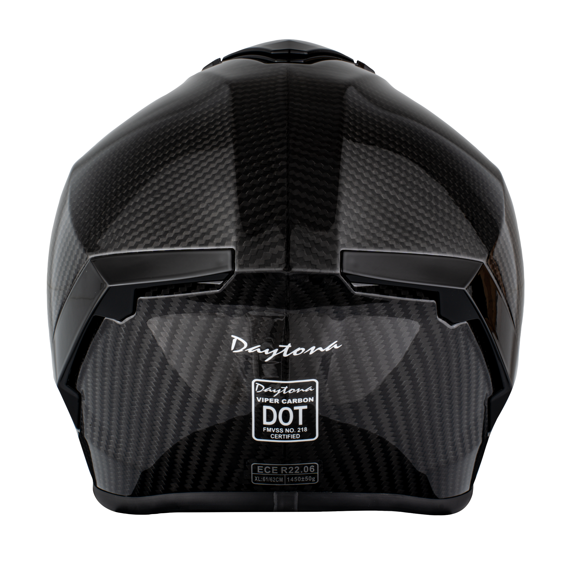 Daytona Viper Carbon Fiber Full Face Motorcycle Helmet