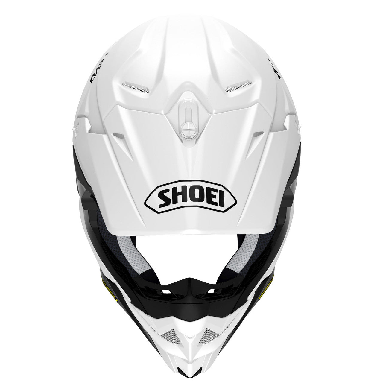 Shoei VFX-EVO Off Road Motorcycle Helmet - White - Top view