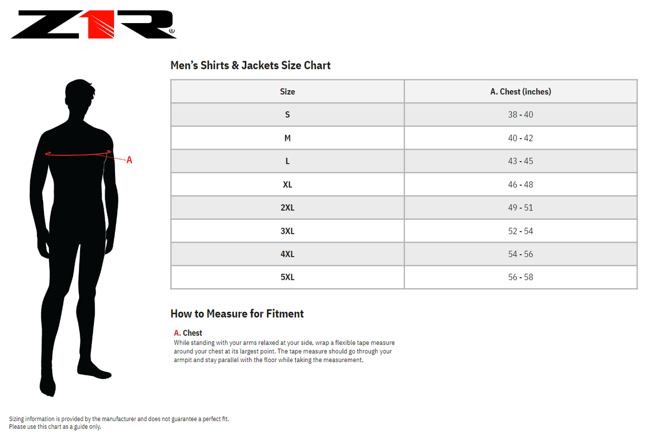 z1r-mens-jacket-size-chart