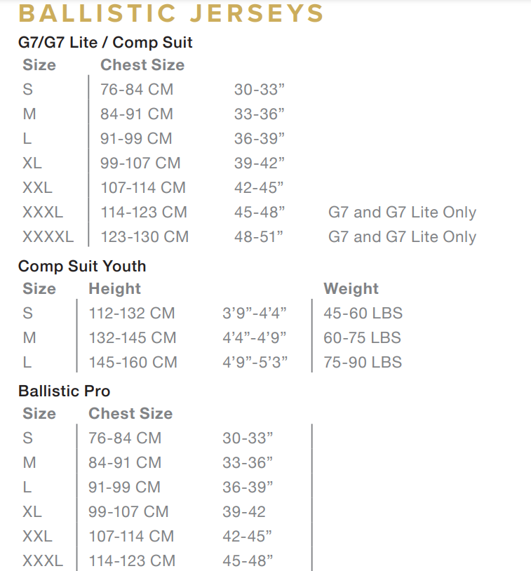 evs-ballistic-jersey-comp-suit-size-chart