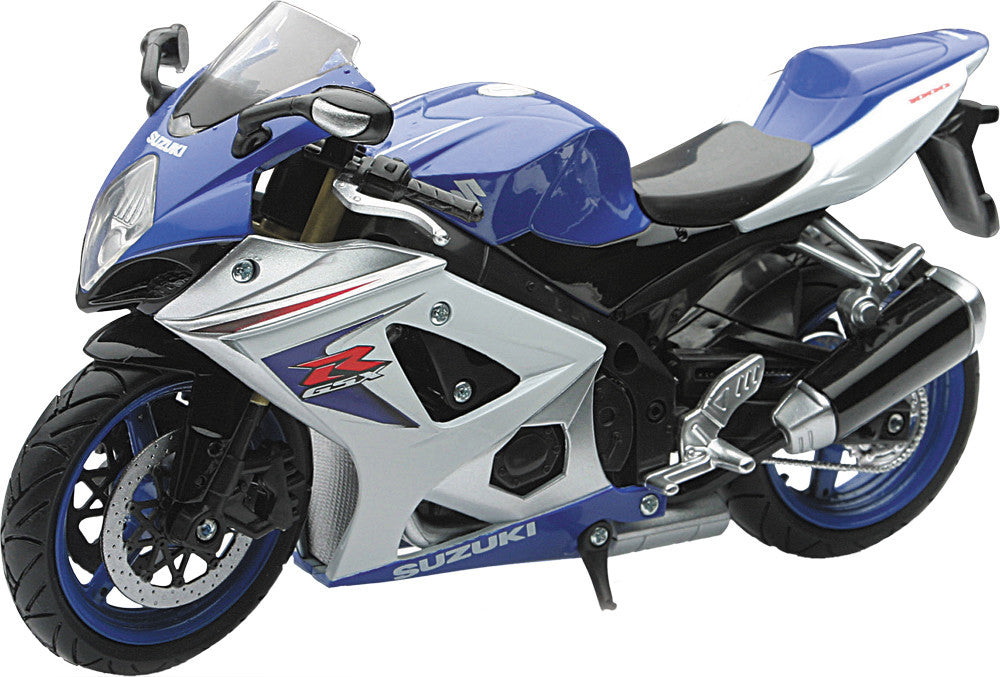 New-Ray 1:12 Scale Suzuki GSX-R1000 Blue Super Sport Bike