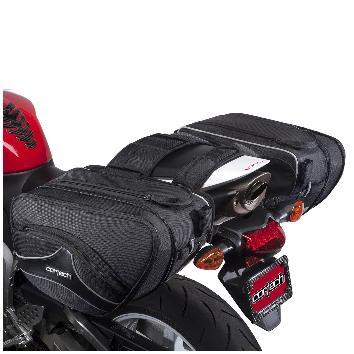 Cortech Super 2.0 36 Liter Saddlebags - Bike View