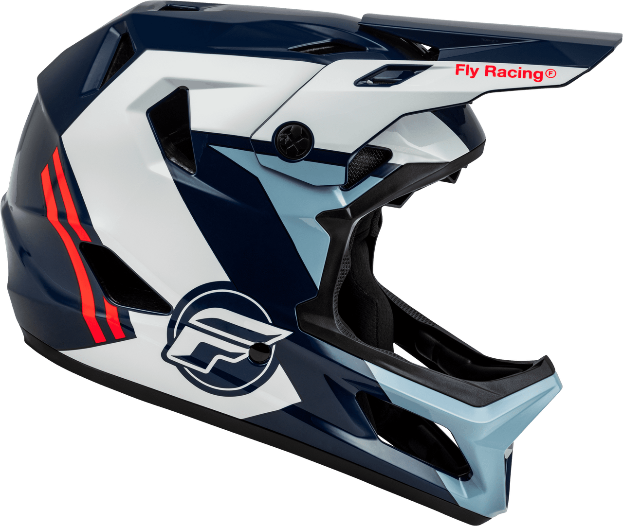 Fly-Racing-Rayce-MTB-Mountain-Bike-Helmet-red-white-blue-side-view