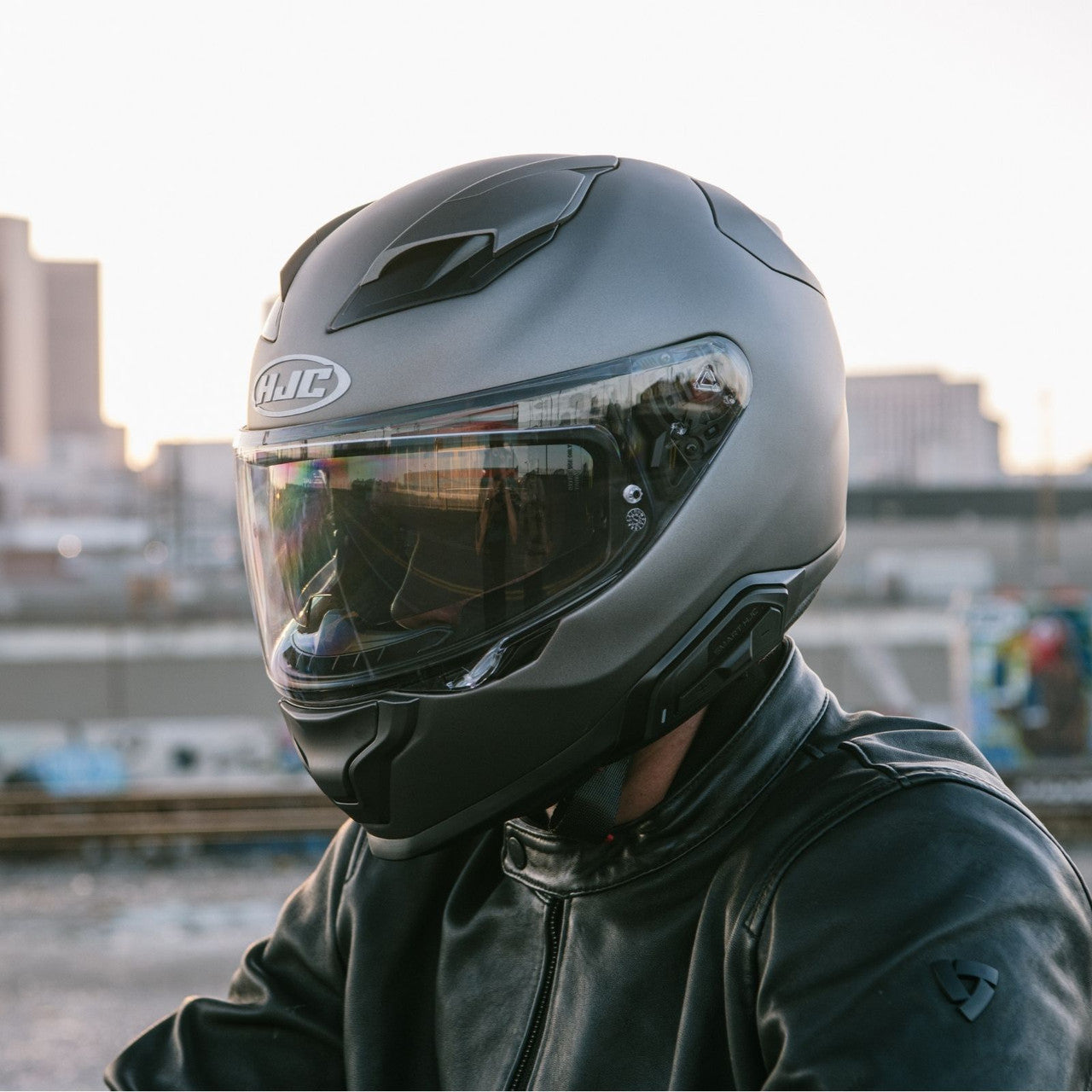 HJC-F71-Solid-Full-Face-Motorcycle-Helmet