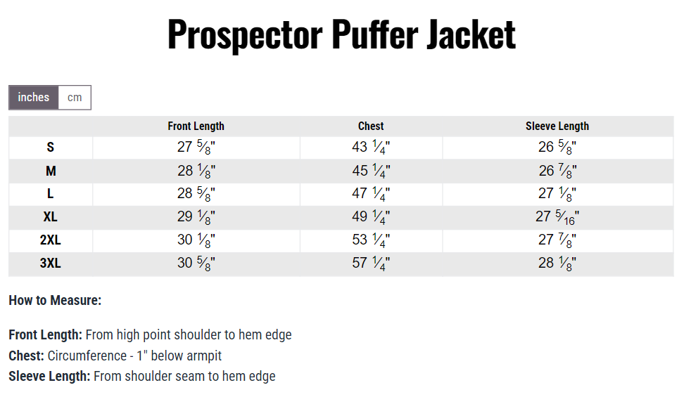 Fasthouse-Mens-Prospector-Puffer-Jacket-sizechart