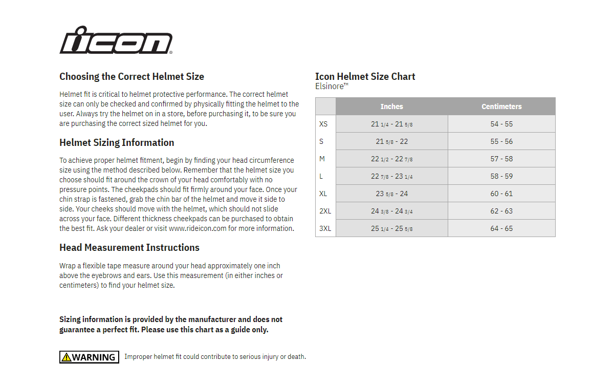 Icon Elsinore Doodle 3 Modular Motorcycle Helmet