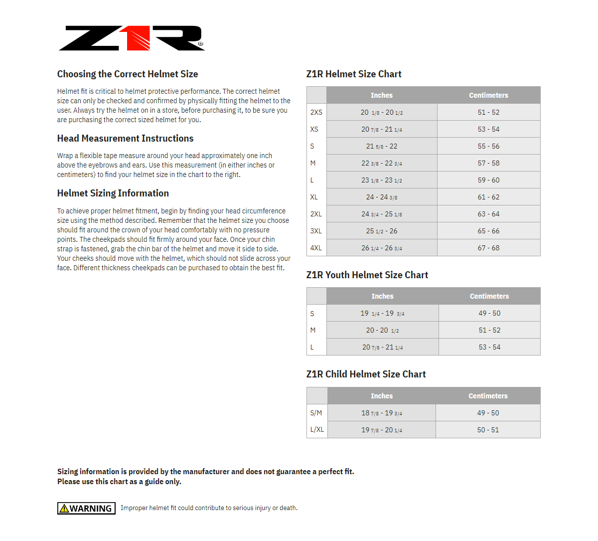 Z1R Warrant Amplify Full Face Motorcycle Helmet