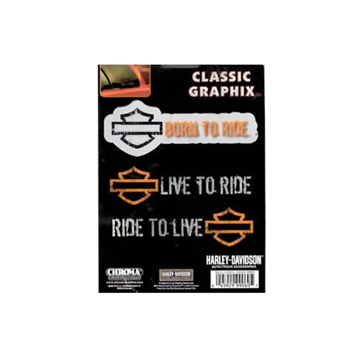 Harley Davidson Classic Graphix Decal - Harley 99060