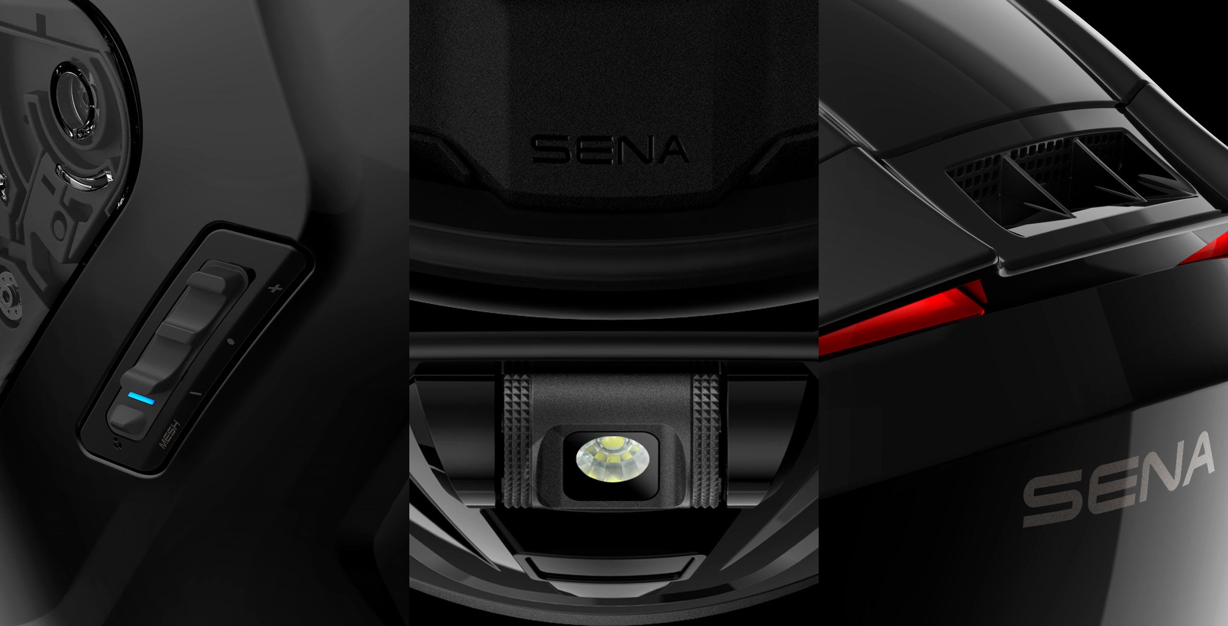 Sena Phantom Full Face Smart Motorcycle Bluetooth Helmet