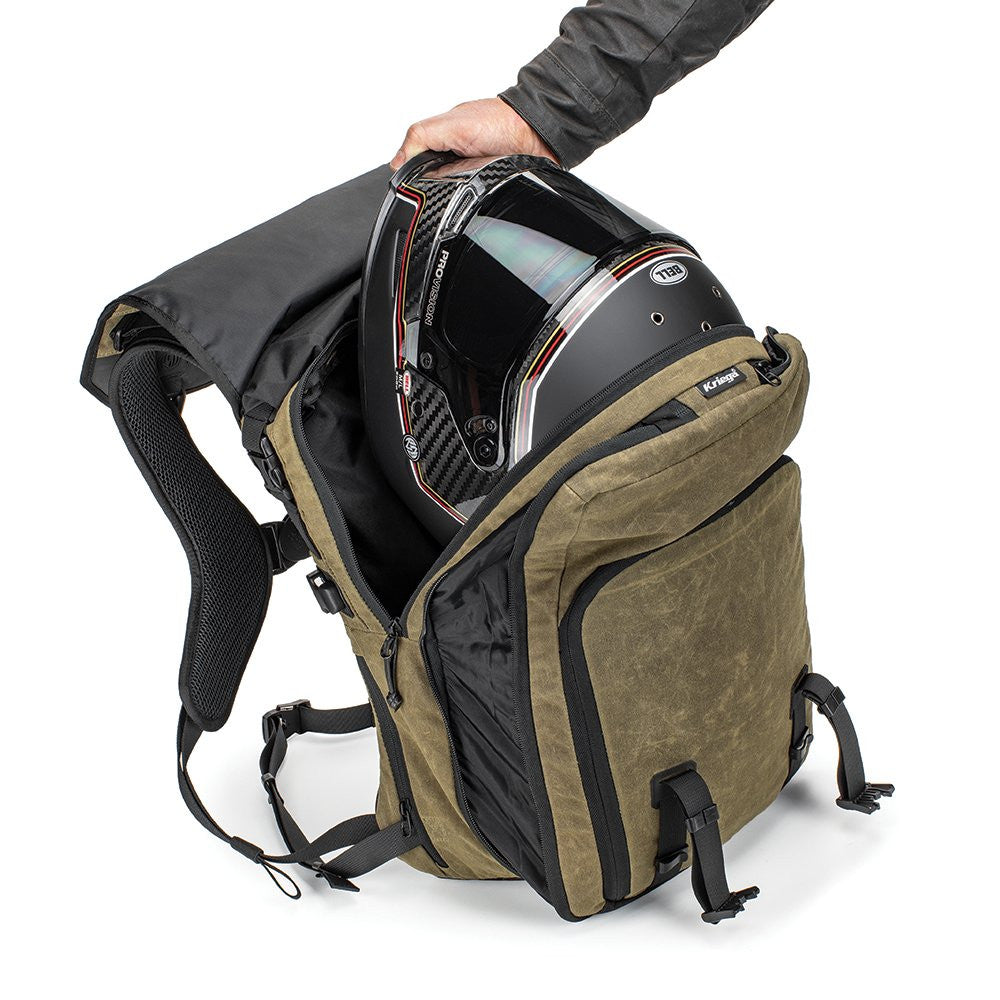 Kriega-Roam-34-Riding-Backpack-pockets