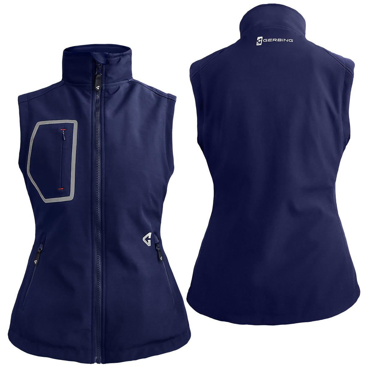 gerbing-womens-7v-torrid-softshell-heated-vest-2-0-navy-front-back-view